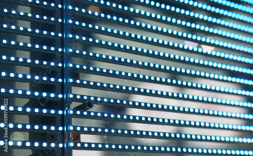 LED screen panel transparent.