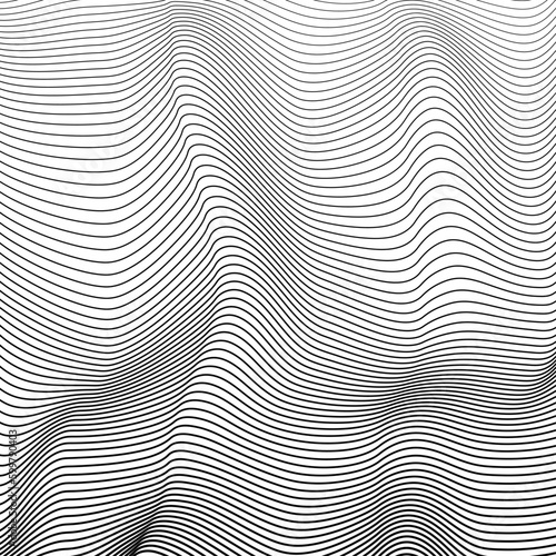 abstract wavy background black and white background 