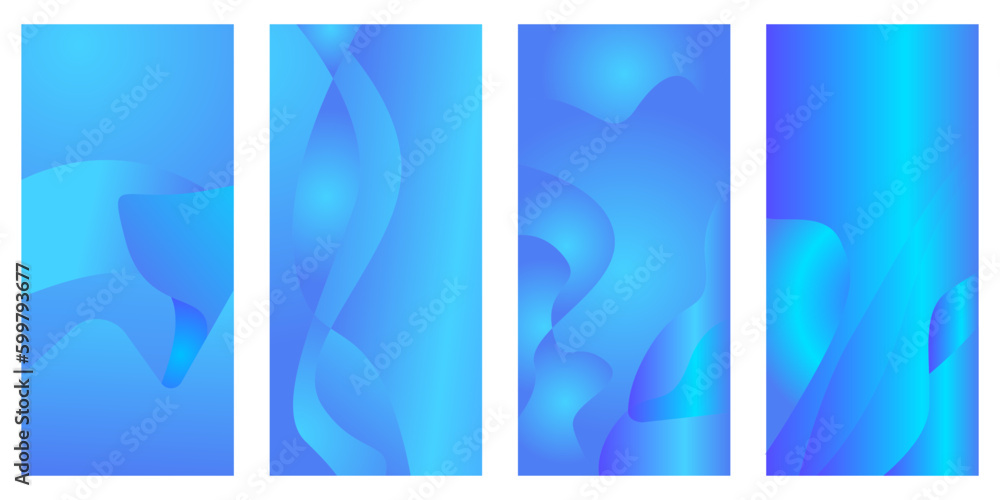 Fototapeta premium abstract style background gradient blue