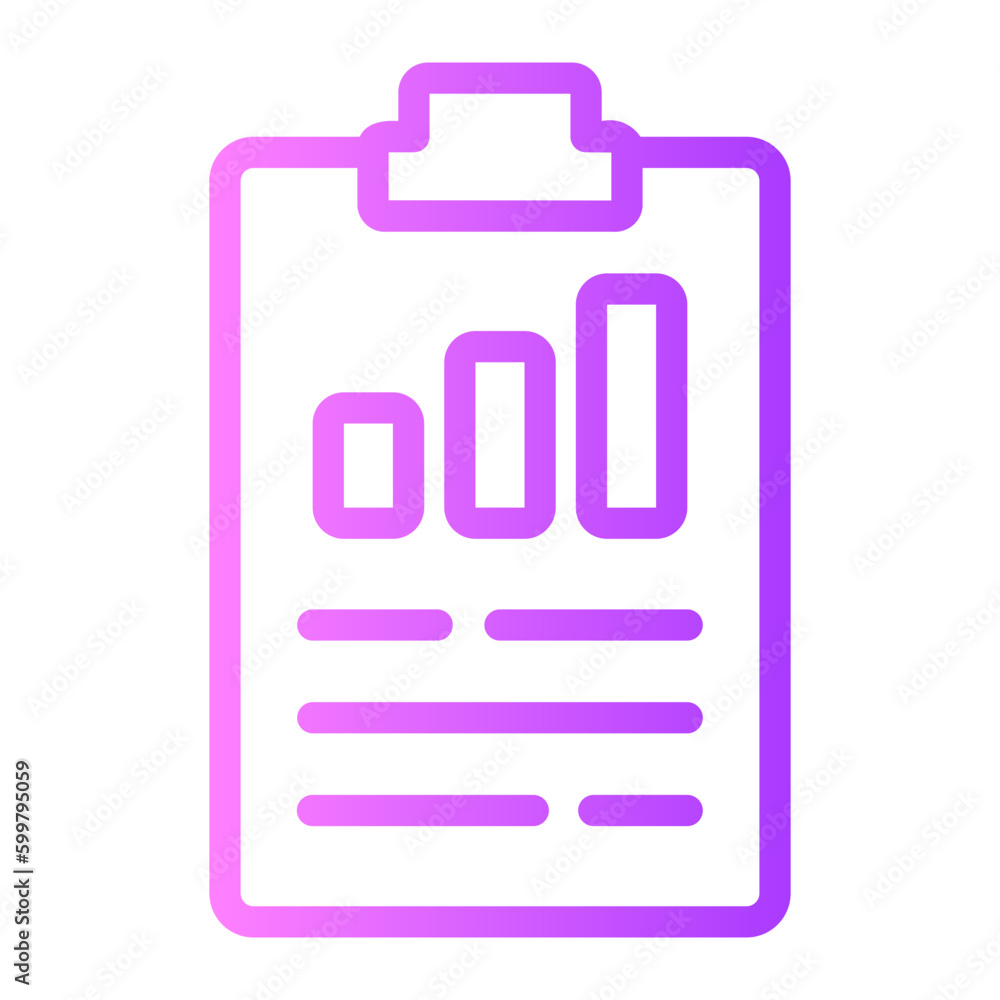 clipboard gradient icon clipboard gradient icon