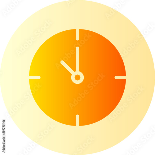 time management gradient icon