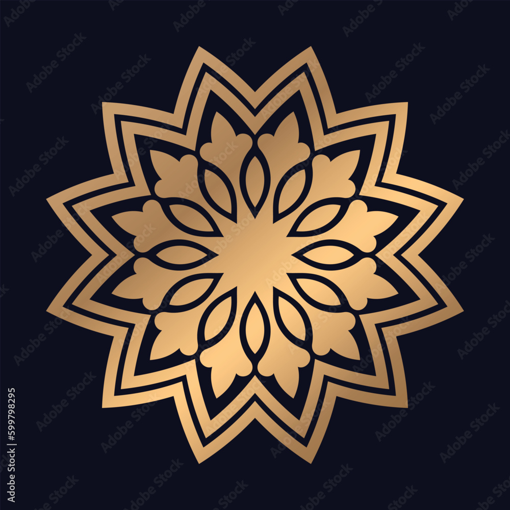 Mandala background with Premium golden arabesque pattern gold color. Mandala background with Premium golden arabesque pattern gold color.