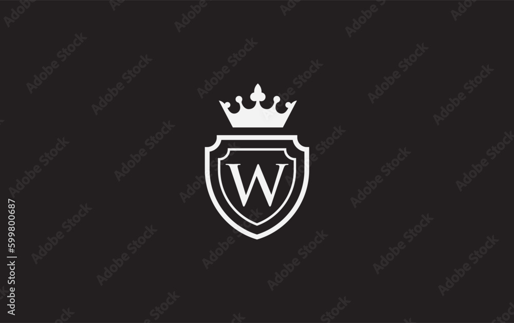 Crown and shield icons and royal, luxury symbol design vector. king and queen abstract geometric logo with letters and alphabets Crown and shield icons and royal, luxury symbol design vector. king and queen abstract geometric logo with letters and alphabets