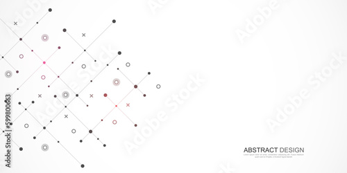 Creative idea of modern design with abstract geometric background. Minimalistic vector texture with polygonal pattern