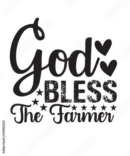 Farmhouse  typography illustration