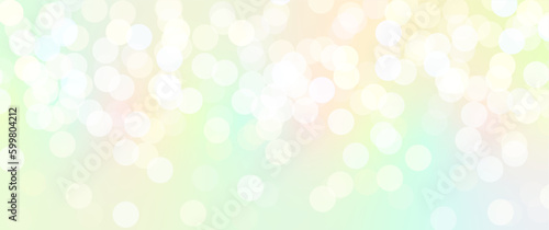 Pastel color gradient and bokeh background