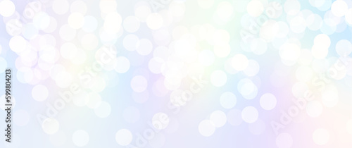Pastel color gradient and bokeh background