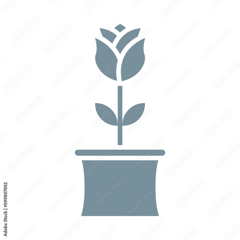 Obraz premium Flower Pot Icon