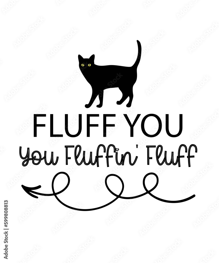 Funny cat vector typography design Funny cat vector typography design