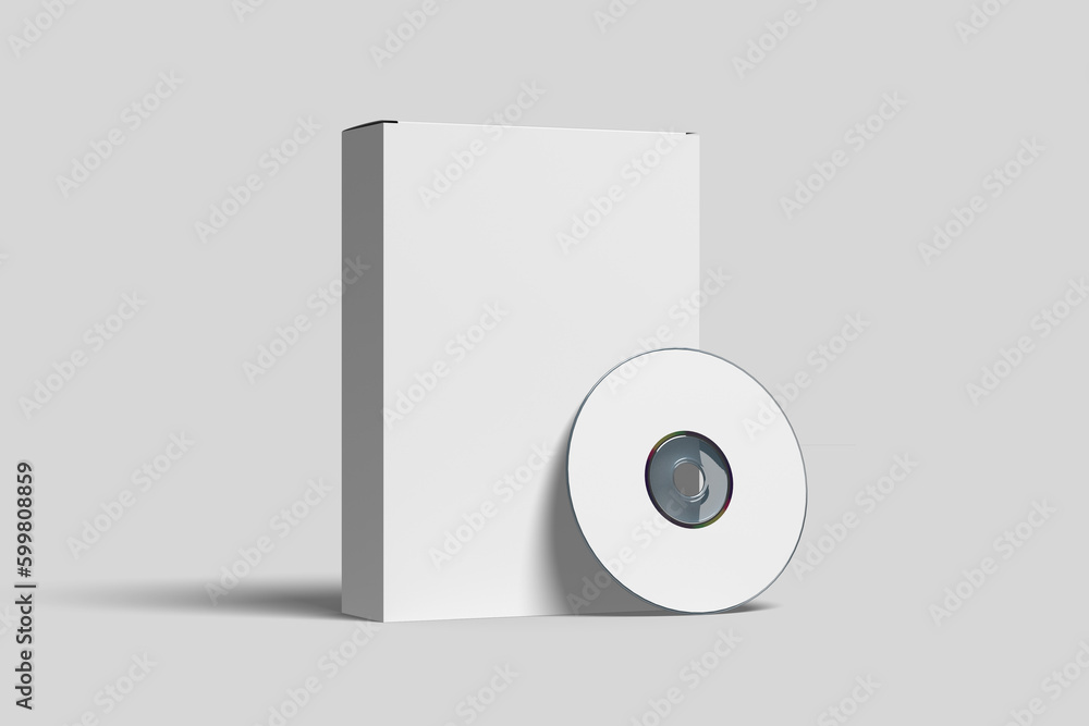 Software box mockup blank Software box mockup blank