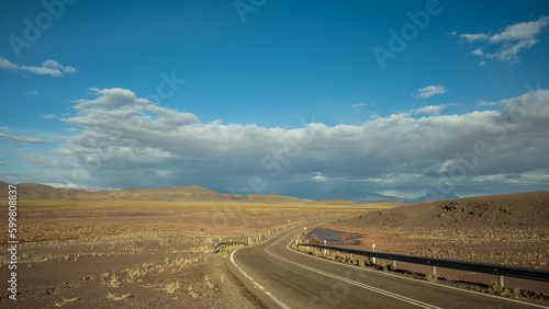  Atacama desert at sunset and evening © Aloyzas