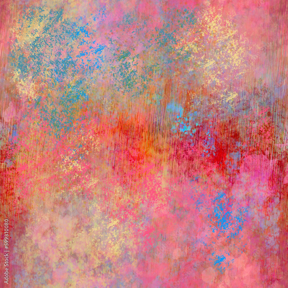 Modern abstract multicolor painted blurred seamless background Bright mixed summer colors