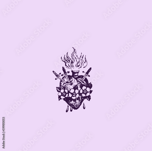 THESE HIGH QUALITY SACRED HEART JESUS VECTOR FOR USING VARIOUS TYPES OF DESIGN WORKS LIKE T-SHIRT, LOGO, TATTOO AND HOME WALL DESIGN
