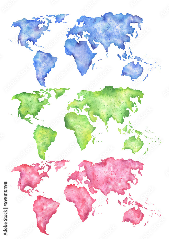 Obraz premium World map