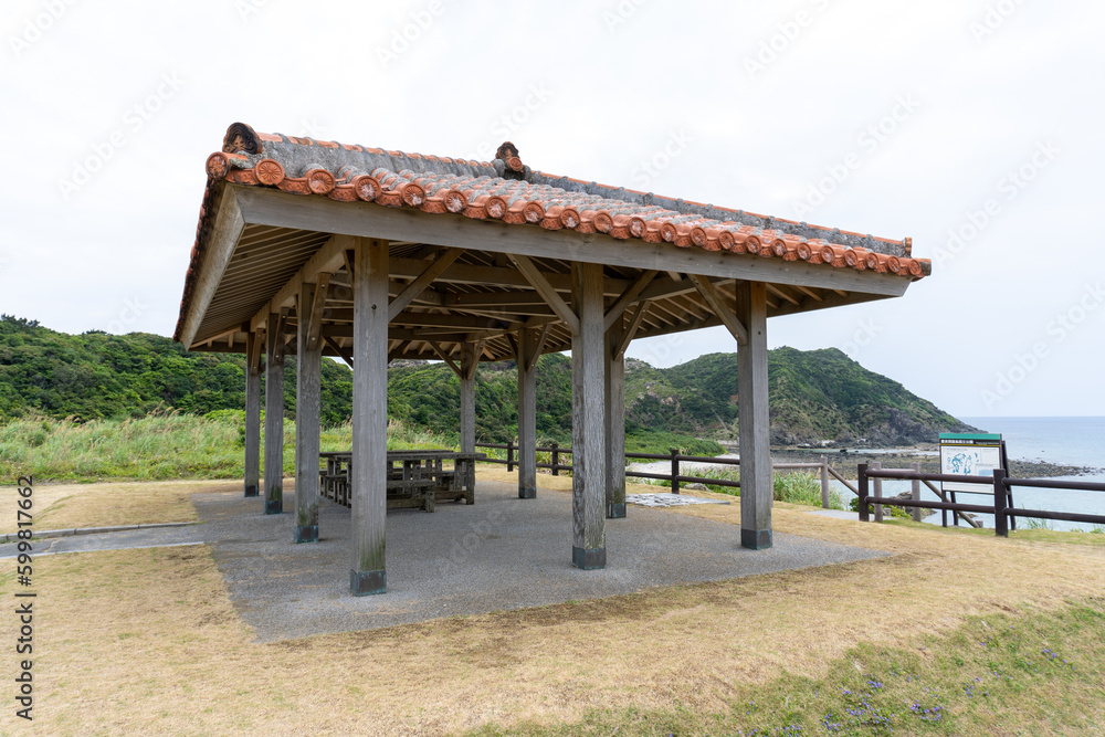 Aharen Cape Garden in Tokashiki island, Okinawa, Japan