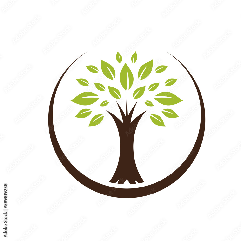 Obraz premium abstract tree vector logo