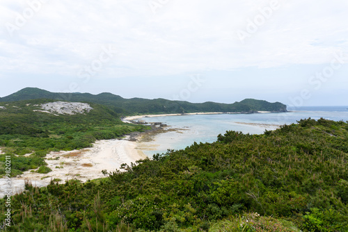 Aharen Cape in Tokashiki island, Okinawa, Japan © U3photos