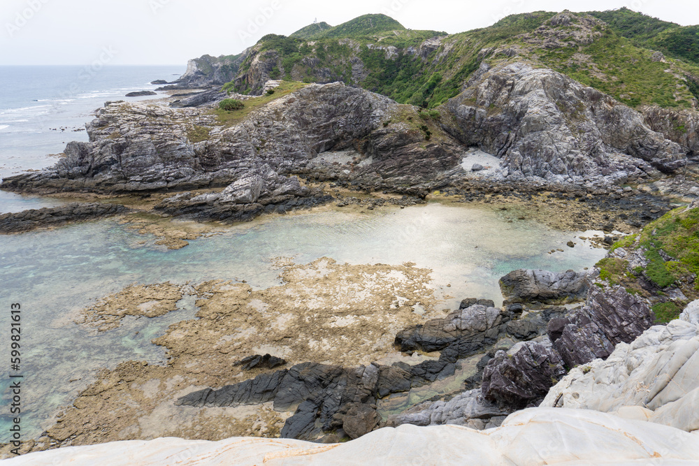 Aharen Cape in Tokashiki island, Okinawa, Japan