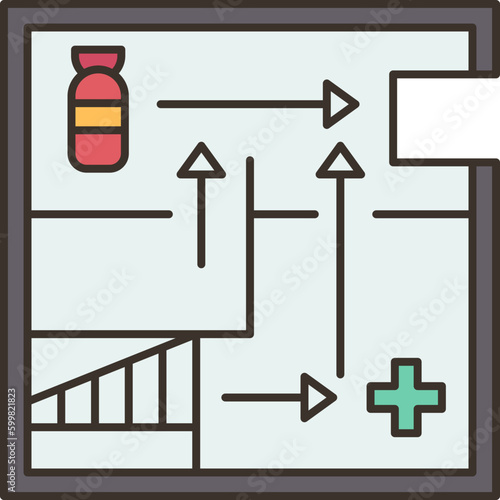 evacuation  icon