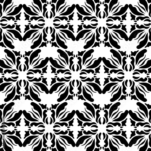 geometric cool abstract floral pattern