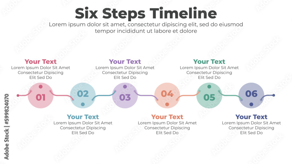 Business timeline infographic design elements Business timeline infographic design elements
