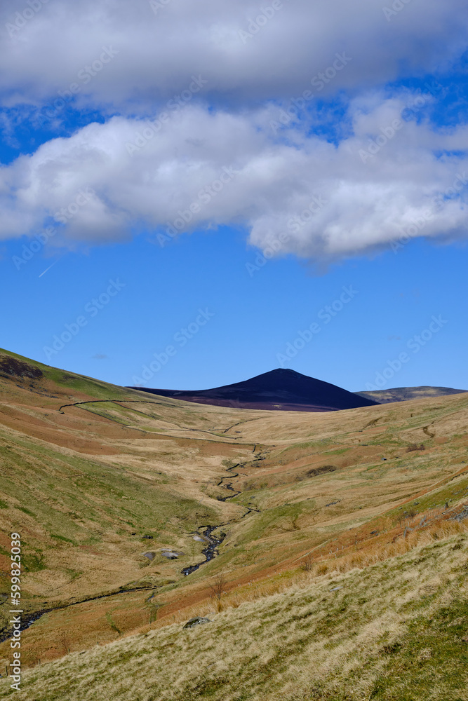 Lake District mountains in Cumbria, England