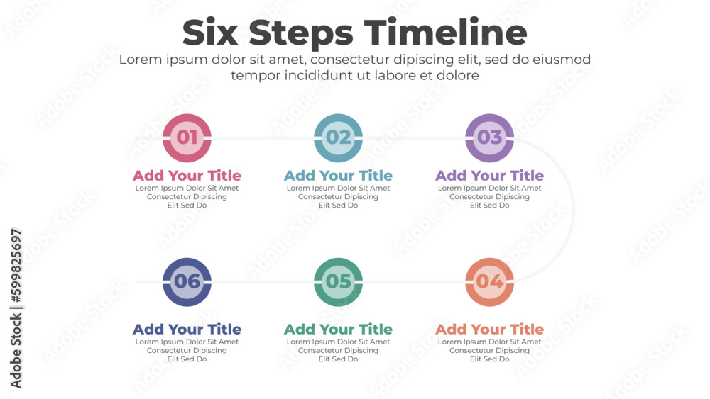 Modern timeline diagram and infographic template for business Modern timeline diagram and infographic template for business
