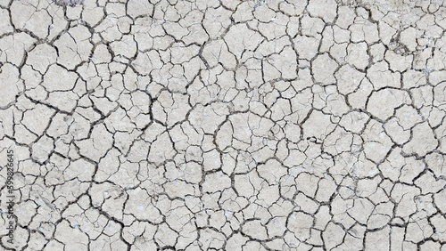 Cracked earth texture and background 
