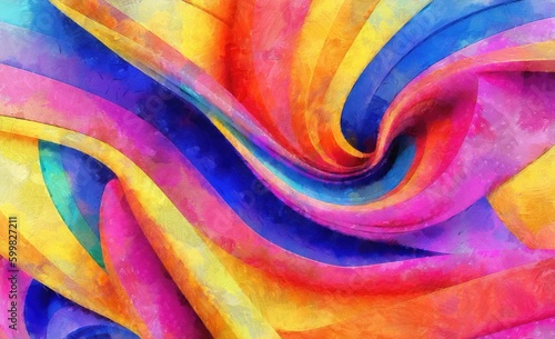 abstract background with rainbow colors, design element for greeting cards and banners and posters