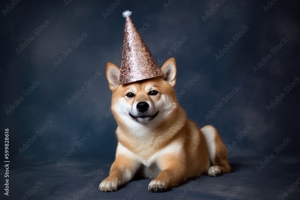 Shiba Inu on his Birthday Shiba Inu on his Birthday