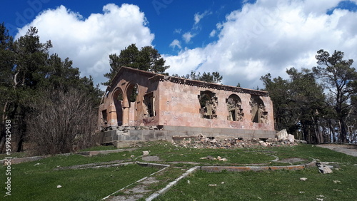 An old ruined building near the 