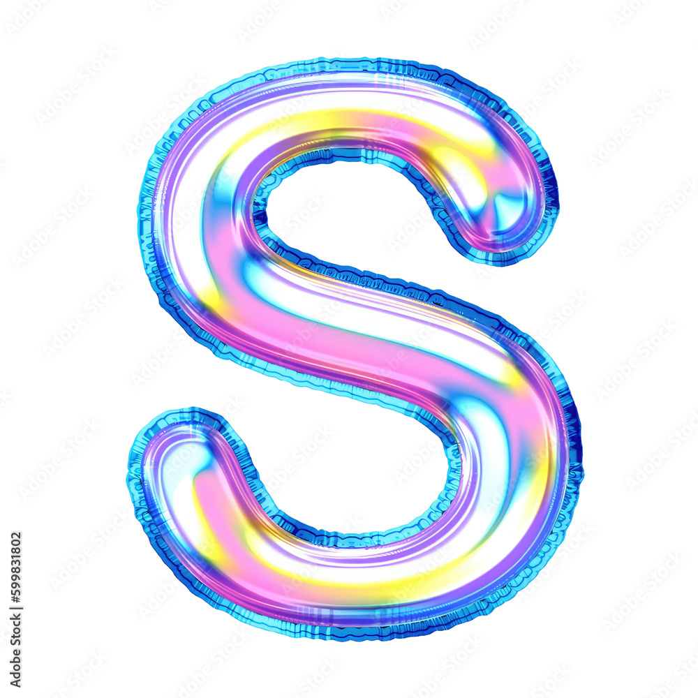 3D Holographic Balloon alphabet uppercase letters. This is a part of a set which also includes lowercase letters, numbers, punctuation marks and symbols 3D Holographic Balloon alphabet uppercase letters. This is a part of a set which also includes lowercase letters, numbers, punctuation marks and symbols