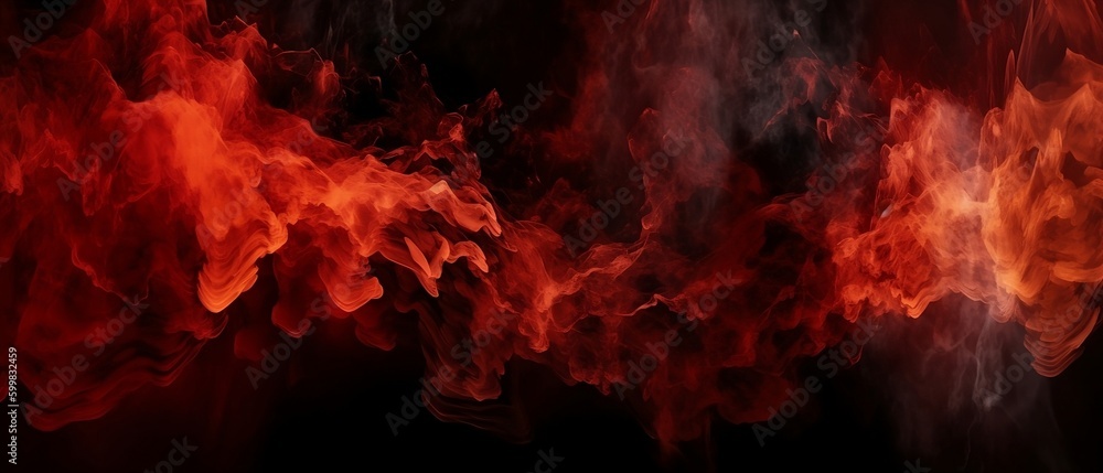 Dynamic Black and Red Background with smoke - Generative ai Stock ...