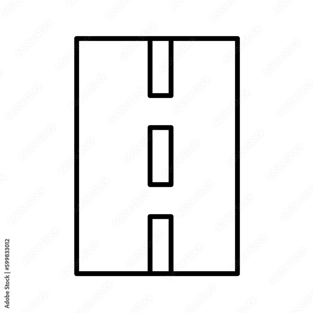 Highway construction icon with black outline style. direction, street, traffic, line, sign, way, travel. Vector illustration Highway construction icon with black outline style. direction, street, traffic, line, sign, way, travel. Vector illustration