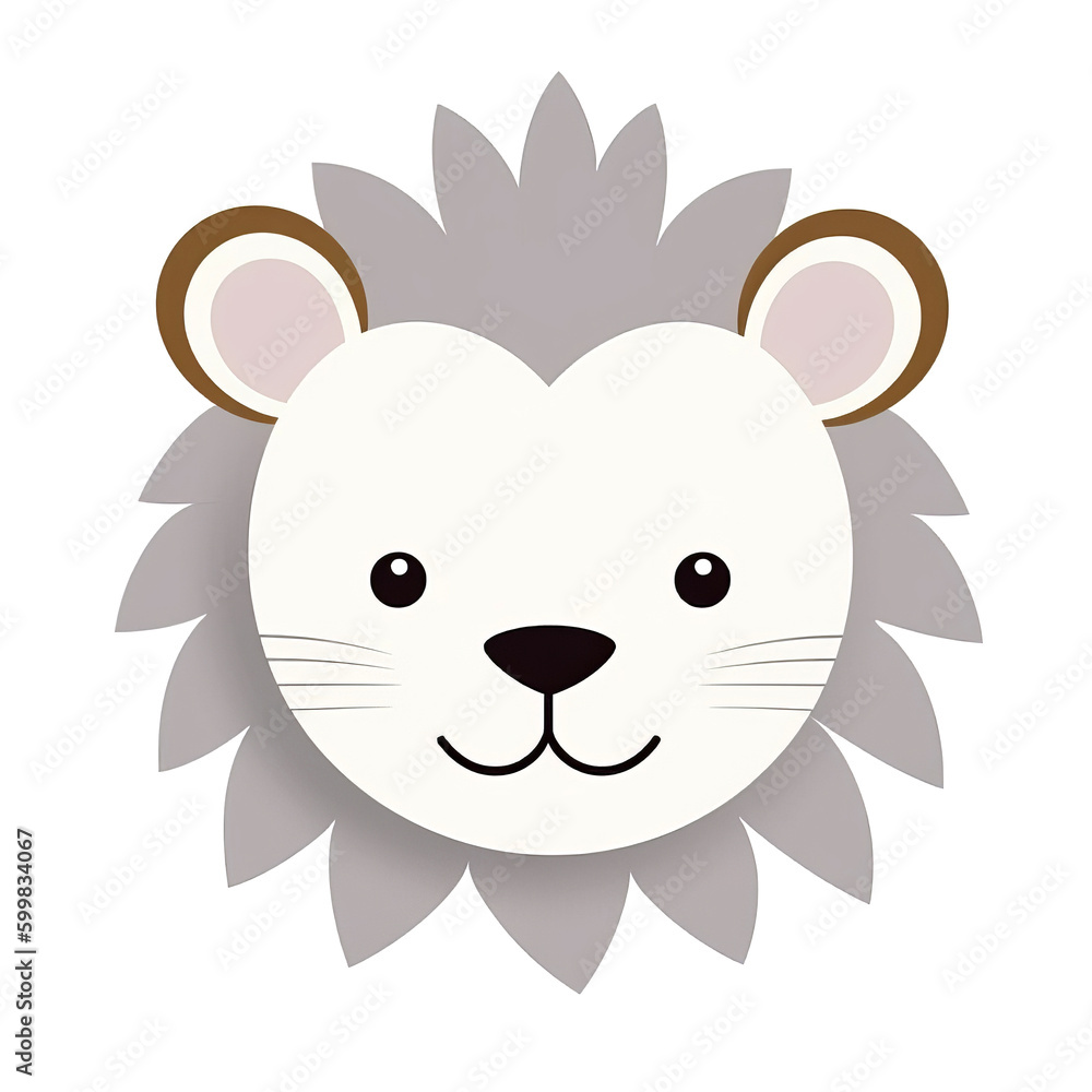 Lion Nursery Room Wall Decor Boy Neutral Cute Cartoon Watercolor Illustration Painting Decoration Lion Nursery Room Wall Decor Boy Neutral Cute Cartoon Watercolor Illustration Painting Decoration
