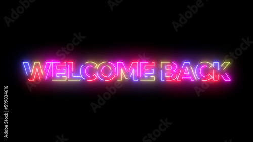 Welcome back colored text. Laser vintage effect. 