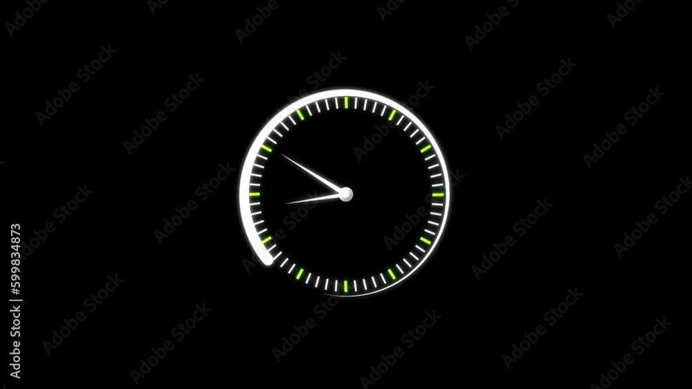 Clock timer. Clock timer.