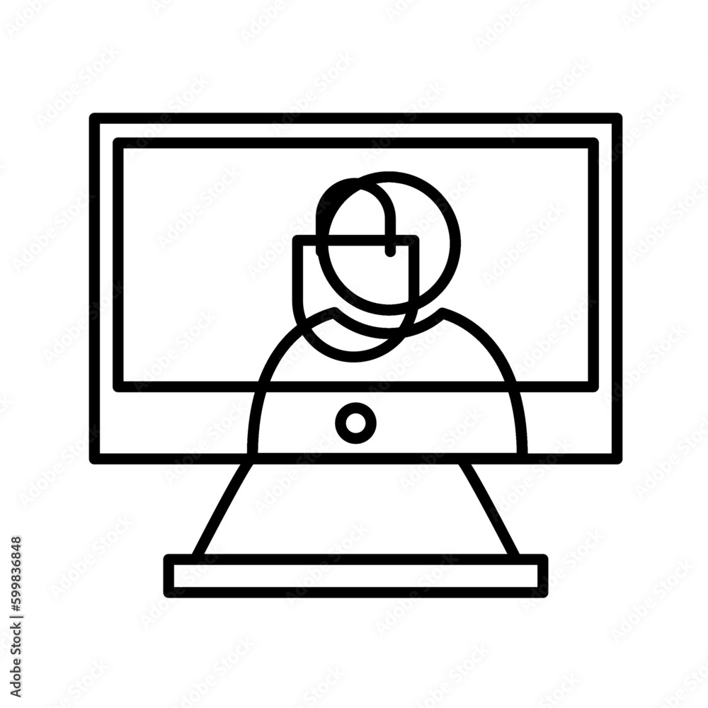 Online shop shopping icon with black outline style. purchase, pictogram, outline, e-commerce, payment, button, website. Vector Illustration Online shop shopping icon with black outline style. purchase, pictogram, outline, e-commerce, payment, button, website. Vector Illustration