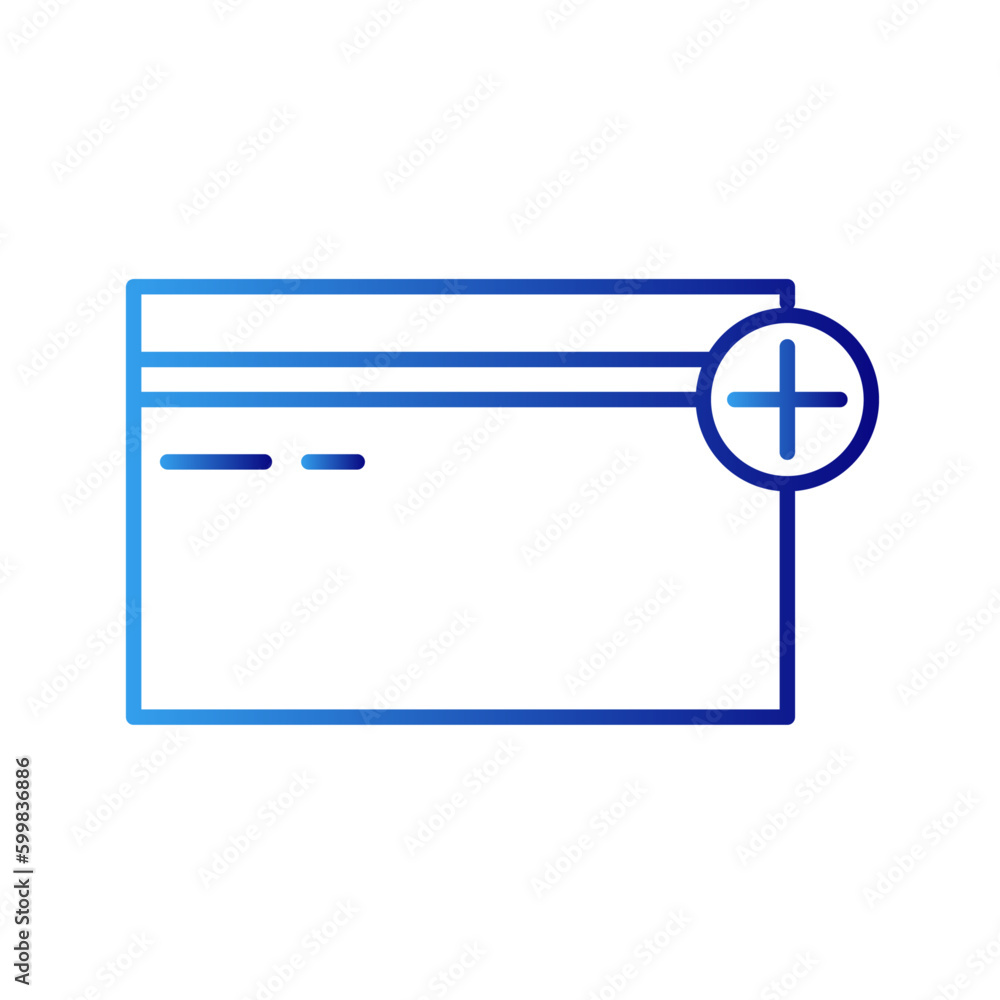 Payment method shopping icon with blue gradient outline style. atm, set, outline, shopping, currency, method, symbol. Vector Illustration Payment method shopping icon with blue gradient outline style. atm, set, outline, shopping, currency, method, symbol. Vector Illustration