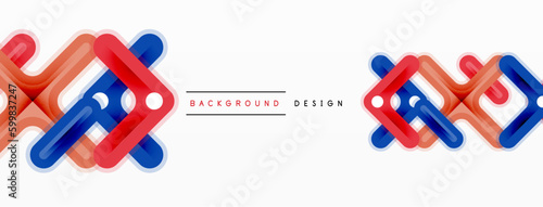 Cross line background minimal geometric template. Design for wallpaper, banner, background, landing page, wall art, invitation, prints, posters