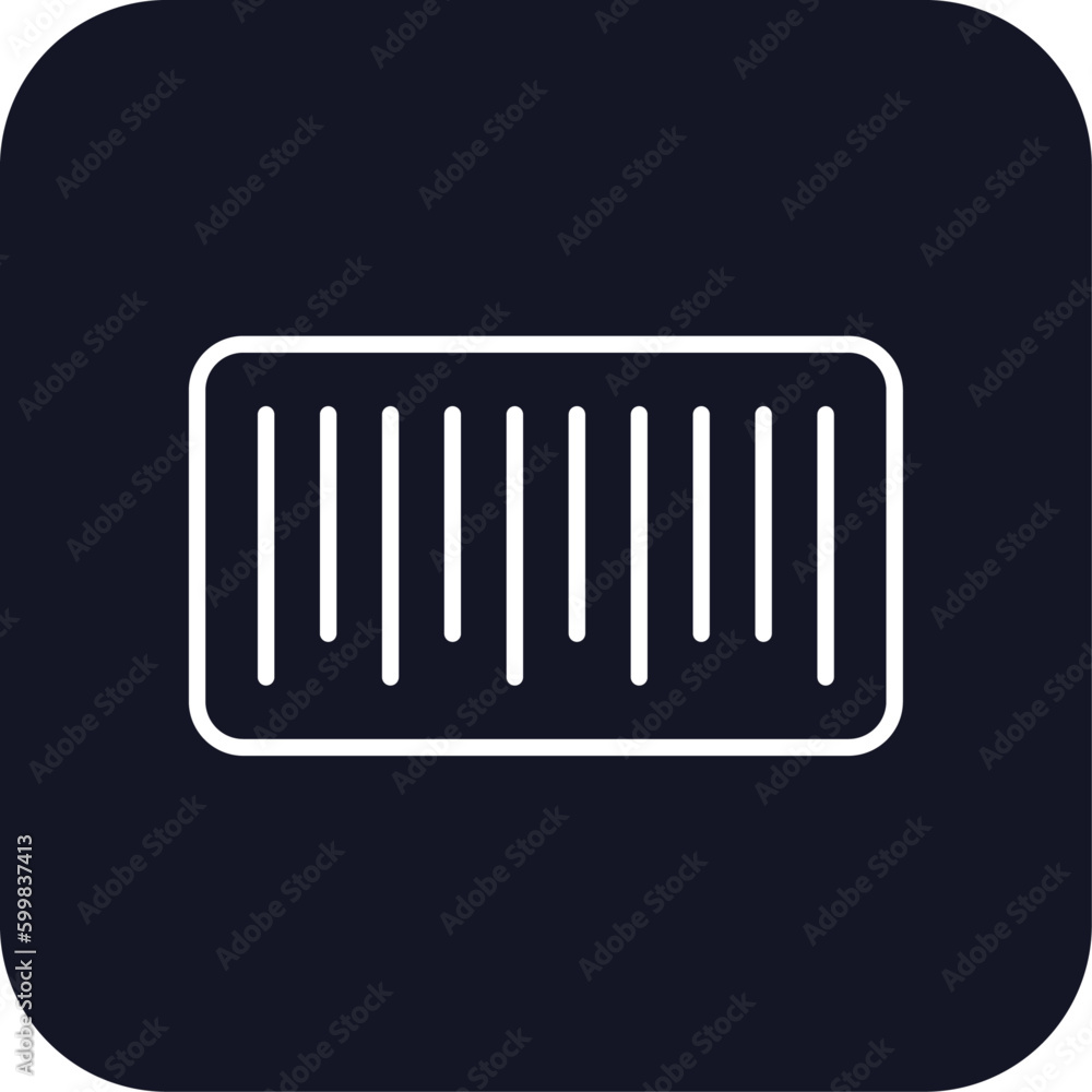 Barcode shopping icon with black filled line outline style. sale, line, technology, scanning, mobile, business, data. Vector Illustration Barcode shopping icon with black filled line outline style. sale, line, technology, scanning, mobile, business, data. Vector Illustration