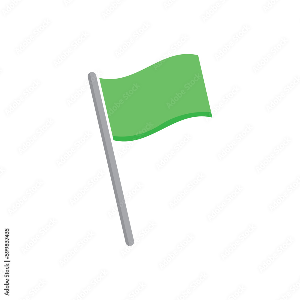 green flag icon Stock Vector | Adobe Stock