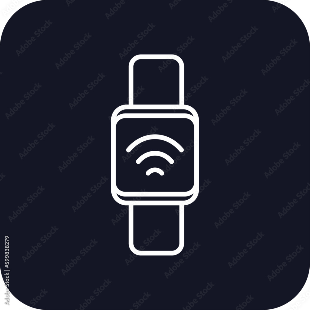 Smartwatch information technology icon with black filled line outline style. set, wireless, heart, web, health, smartphone, black. Vector Illustration Smartwatch information technology icon with black filled line outline style. set, wireless, heart, web, health, smartphone, black. Vector Illustration