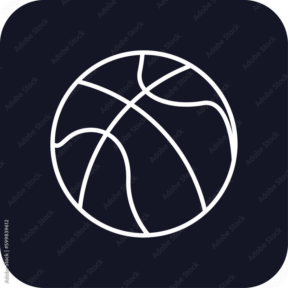 Basket ball education icon with black filled line outline style. dunk, champion, set, professional, art, tournament, american. Vector Illustration Basket ball education icon with black filled line outline style. dunk, champion, set, professional, art, tournament, american. Vector Illustration