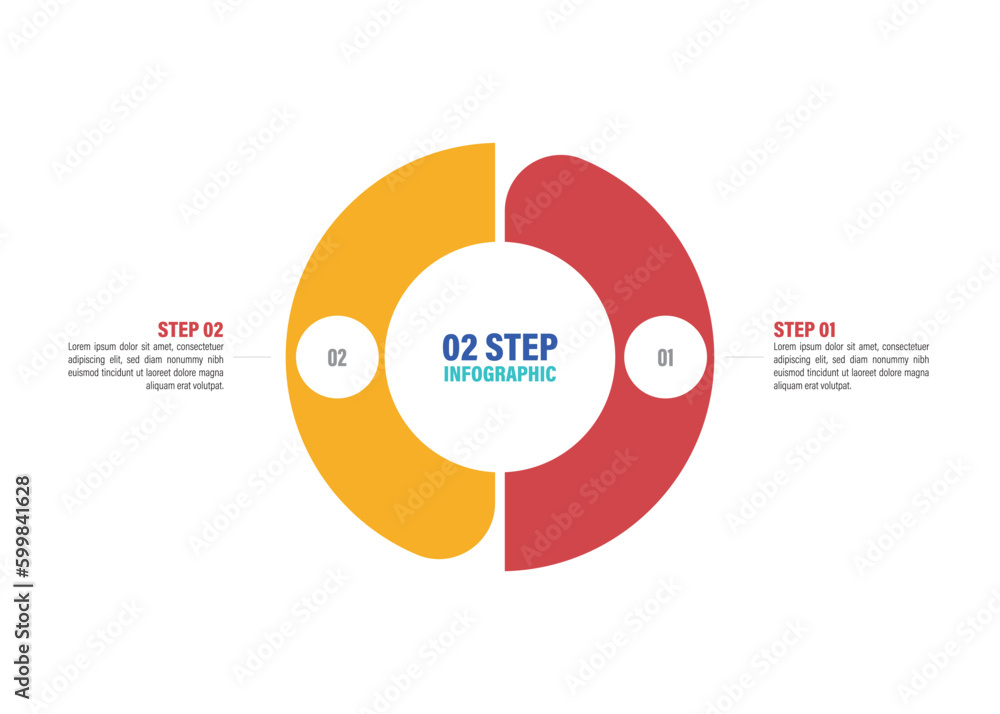 Pie Chart With 2 To 10 Steps Colorful Diagram Collection With 2345678910 Sections Or 6943