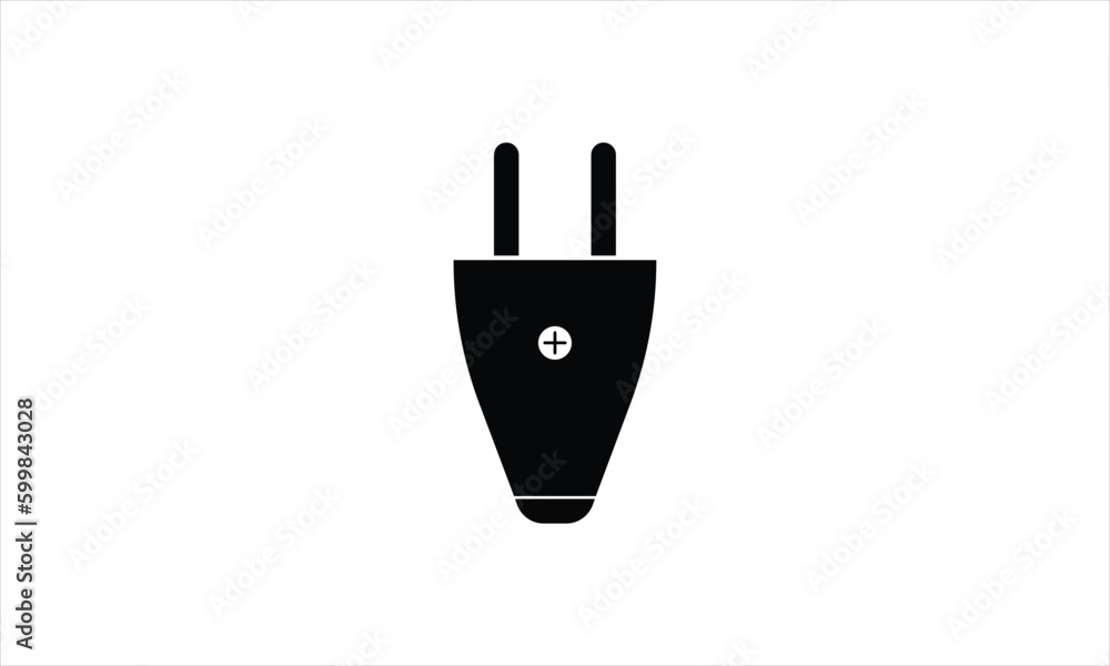 electric plug isolated on white background electric plug isolated on white background