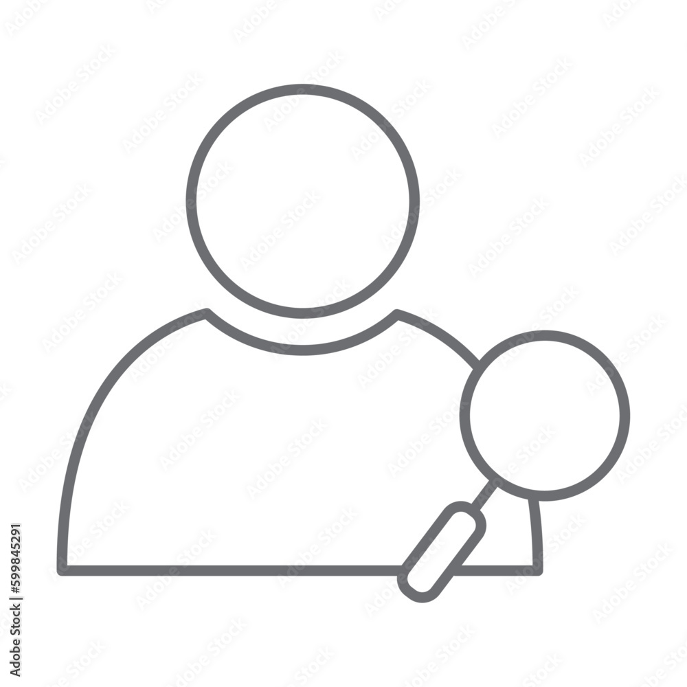 Identification crisis management icon with black outline style. app, finger, fingerprint, human, employee, worker, plastic. Vector Illustration Identification crisis management icon with black outline style. app, finger, fingerprint, human, employee, worker, plastic. Vector Illustration