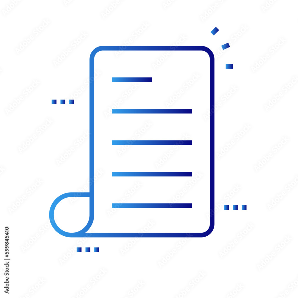 Announce crisis management icon with blue gradient outline style. white, line, business, attention, internet, black, microphone. Vector Illustration Announce crisis management icon with blue gradient outline style. white, line, business, attention, internet, black, microphone. Vector Illustration