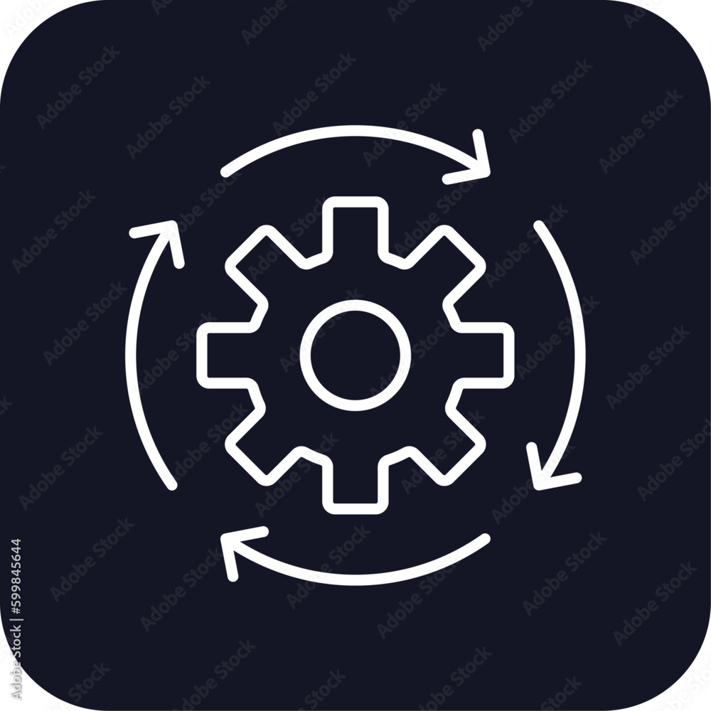 Recovery crisis management icon with black filled line outline style. rebuild, settings, technology, circle, service, business, info. Vector Illustration Recovery crisis management icon with black filled line outline style. rebuild, settings, technology, circle, service, business, info. Vector Illustration