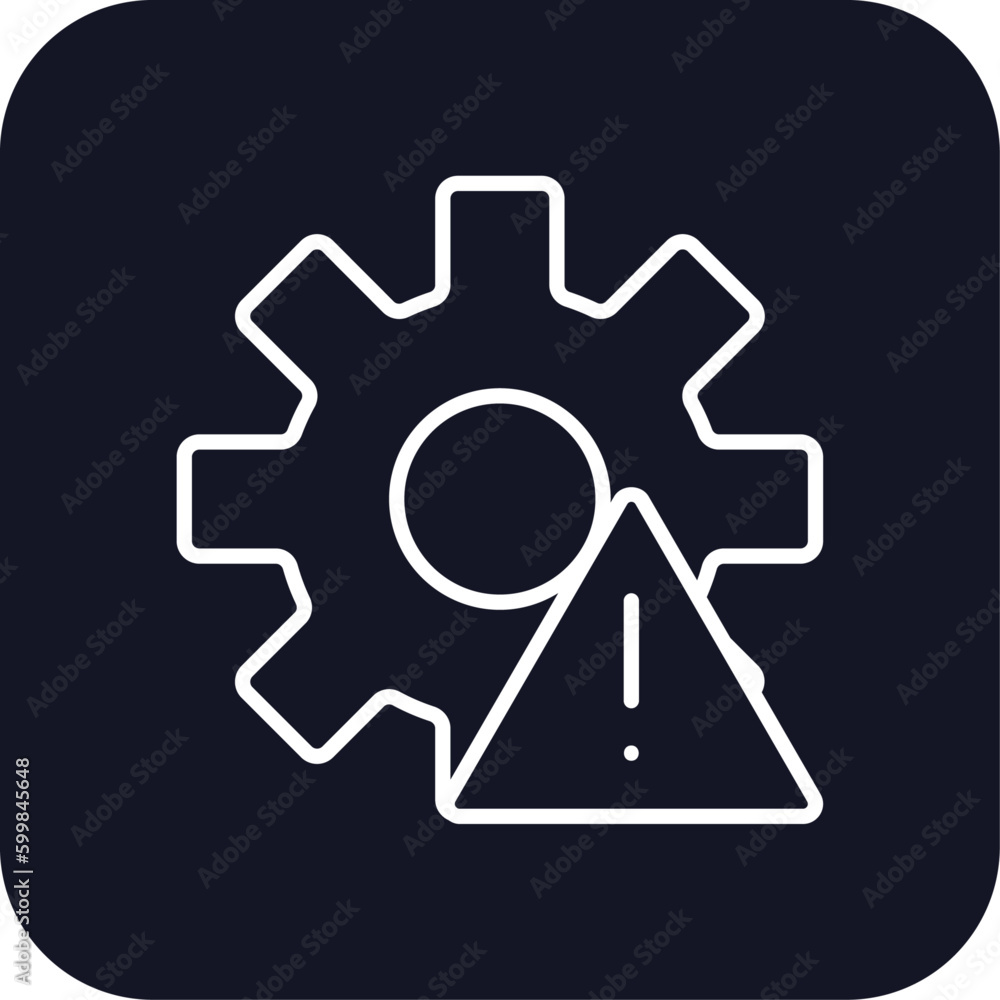 Risk crisis management icon with black filled line outline style. assessment, thin, stroke, white, threat, plan, reduce. Vector Illustration Risk crisis management icon with black filled line outline style. assessment, thin, stroke, white, threat, plan, reduce. Vector Illustration